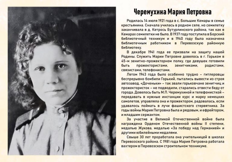 Работники колледжа – участники Великой Отечественной войны
