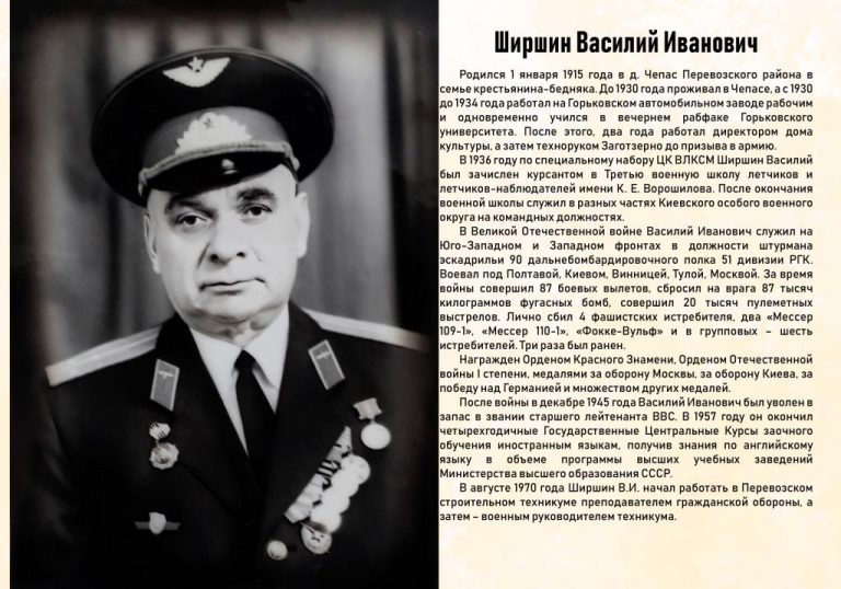 Работники колледжа – участники Великой Отечественной войны