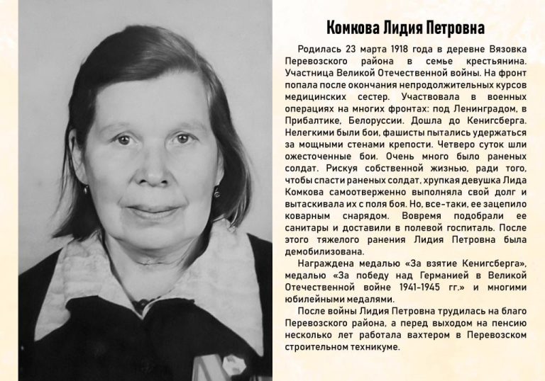 Работники колледжа – участники Великой Отечественной войны
